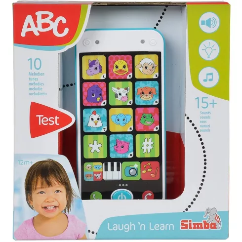 Simba Toys ABC - Okostelefon fénnyel és hanggal babáknak (104010002)