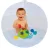   Simba Toys ABC - Formaválogató teknős fürdőjáték babáknak (104010027)
