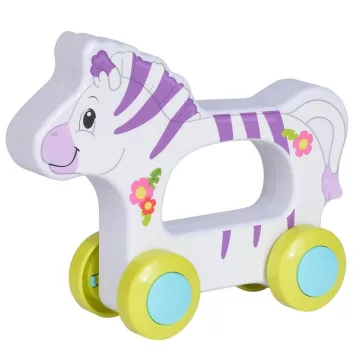   Simba Toys ABC - Guruló, vidám állat babáknak - zebra (104010199)