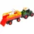   Dickie Toys ABC - Tehénszállító traktor kicsiknek utánfutóval, fénnyel és hanggal 32cm