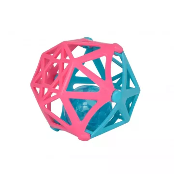   Simba Toys ABC - Puha, csörgő labda babáknak - pink-kék (104012045)