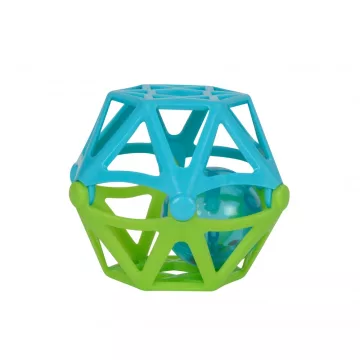   Simba Toys ABC - Puha, csörgő labda babáknak - zöld-kék (104012045)