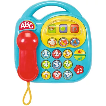   Simba Toys ABC - Hangot kiadó telefon babáknak - kék (104012412)