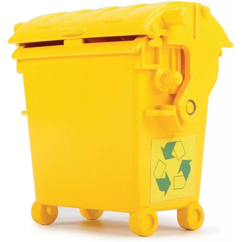 Dickie Toys ABC - Gombnyomásra induló kukásautó fénnyel és hanggal kicsiknek 28cm (204114004)