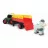   Dickie Toys ABC - Tehénszállító traktor kicsiknek utánfutóval, fénnyel és hanggal 31cm (204115001)