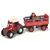 Dickie Toys ABC - Lószállító traktor kicsiknek utánfutóval, fénnyel és hanggal 31cm (204115002)