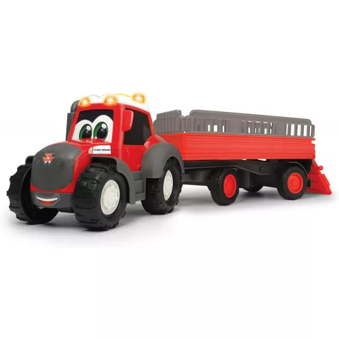 Dickie Toys ABC - Lószállító traktor kicsiknek utánfutóval, fénnyel és hanggal 31cm (204115002)