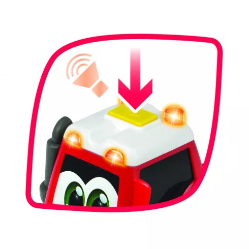 Dickie Toys ABC - Lószállító traktor kicsiknek utánfutóval, fénnyel és hanggal 31cm (204115002)