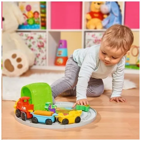 Simba Toys ABC - Gombnyomásra induló vonat fénnyel és hanggal (104018138)