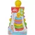Simba Toys ABC - Színes gyűrűpiramis – 20 cm-es játék torony babáknak