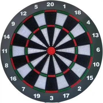Biztonsági darts készlet nyilakkal és táblával 41,5cm