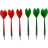 Biztonsági darts készlet nyilakkal és táblával 41,5cm
