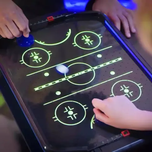 Electronic Arcade interaktív léghoki társasjáték