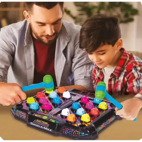 Electronic Arcade interaktív Csapd le a vakondot! ügyességi játék