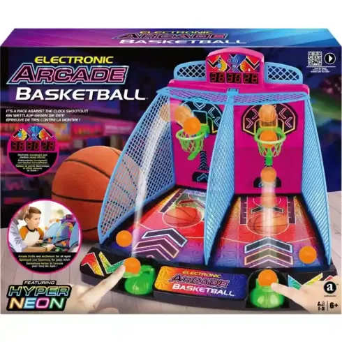 Electronic Arcade interaktív kosárlabda társasjáték