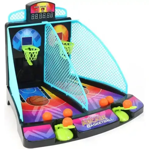 Electronic Arcade interaktív kosárlabda társasjáték