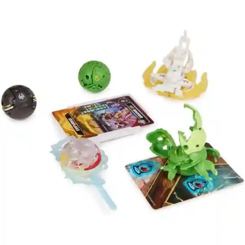 Bakugan harci csomag 5 figurával (Octogan, Bruiser, Ventri, Hammerhead, Butterclaw)