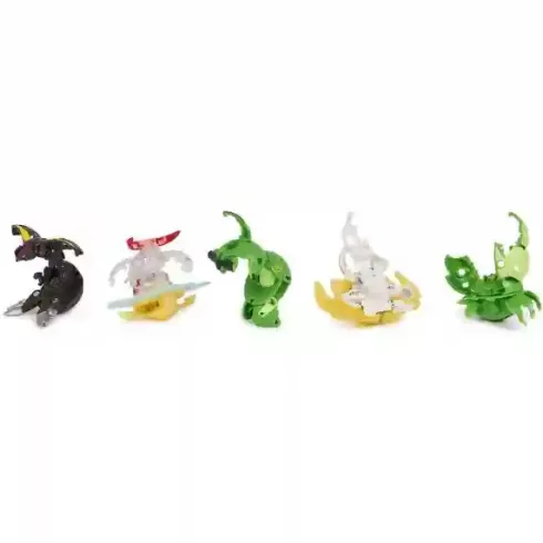 Bakugan harci csomag 5 figurával (Octogan, Bruiser, Ventri, Hammerhead, Butterclaw)