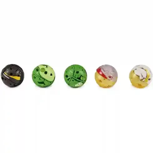 Bakugan harci csomag 5 figurával (Octogan, Bruiser, Ventri, Hammerhead, Butterclaw)