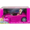 Mattel Barbie rózsaszín kabrió autó babával