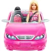 Mattel Barbie rózsaszín kabrió autó babával