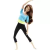 Mattel Barbie hajlékony jógababa kék felsőben