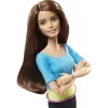 Mattel Barbie hajlékony jógababa kék felsőben