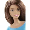 Mattel Barbie hajlékony jógababa kék felsőben