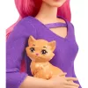 Mattel Barbie utazó Daisy baba kiscicával és gitárral