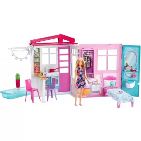   Mattel Barbie FXG55 Összecsukható tengerparti ház babával
