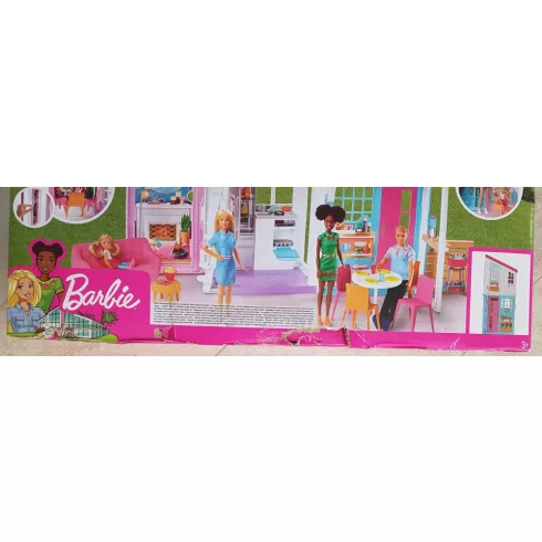 Mattel Barbie FXG57 Malibu összecsukható tengerparti álomház (csomagolássérült)
