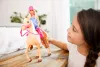 Mattel Barbie FXH13 Barbie baba lóval (csomagolássérült-új)