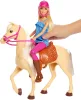 Mattel Barbie FXH13 Barbie baba lóval