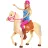 Mattel Barbie FXH13 Barbie baba lóval