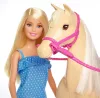Mattel Barbie FXH13 Barbie baba lóval