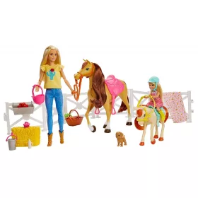   Mattel Barbie FXH15 Lovarda játékszett (csomagolássérült)
