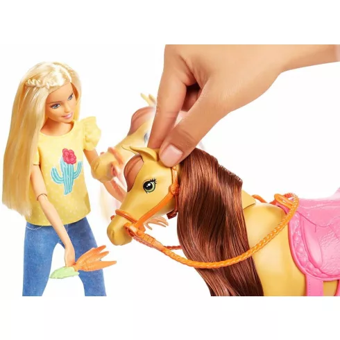 Mattel Barbie FXH15 Lovarda játékszett (csomagolássérült)