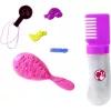 Mattel Barbie fodrász baba szivárványos, csillámos hajjal