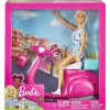 Mattel Barbie pink robogóval