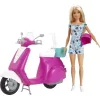 Mattel Barbie pink robogóval