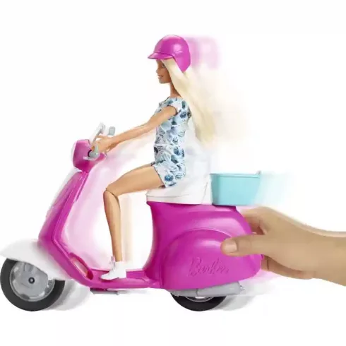 Mattel Barbie pink robogóval