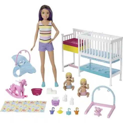 Mattel Barbie Skipper bébiszitter baba kisbabákkal