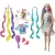Mattel Barbie fantázia baba - sellő és unikornis (csomagolássérült)