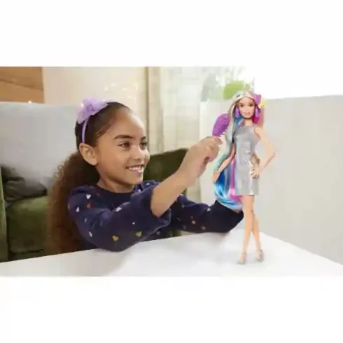 Mattel Barbie fantázia baba - sellő és unikornis (csomagolássérült)