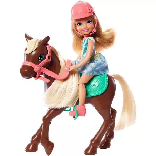 Mattel Barbie Chelsea baba pónival