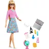 Mattel Barbie szőke tanánő baba kiegészítőkkel