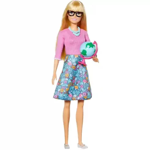Mattel Barbie szőke tanánő baba kiegészítőkkel