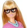 Mattel Barbie szőke tanánő baba kiegészítőkkel