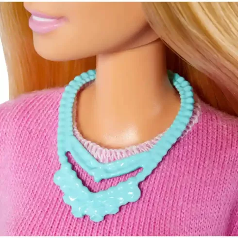 Mattel Barbie szőke tanánő baba kiegészítőkkel