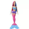 Mattel Barbie sellő baba pink-kék hajjal